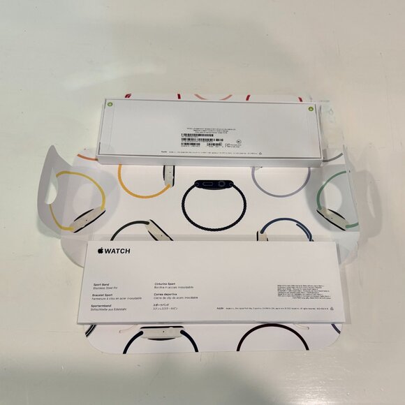 NIB! Apple Watch SE 2nd Gen, w/40mm Silver Alum Case & Storm Blue Sport Band M/L - Picture 12 of 12